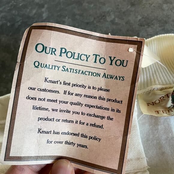 NWT Vintage The Great Outdoors Nature’s Way of Life Sweatshirt Mens XL 90s White - Picture 7 of 12